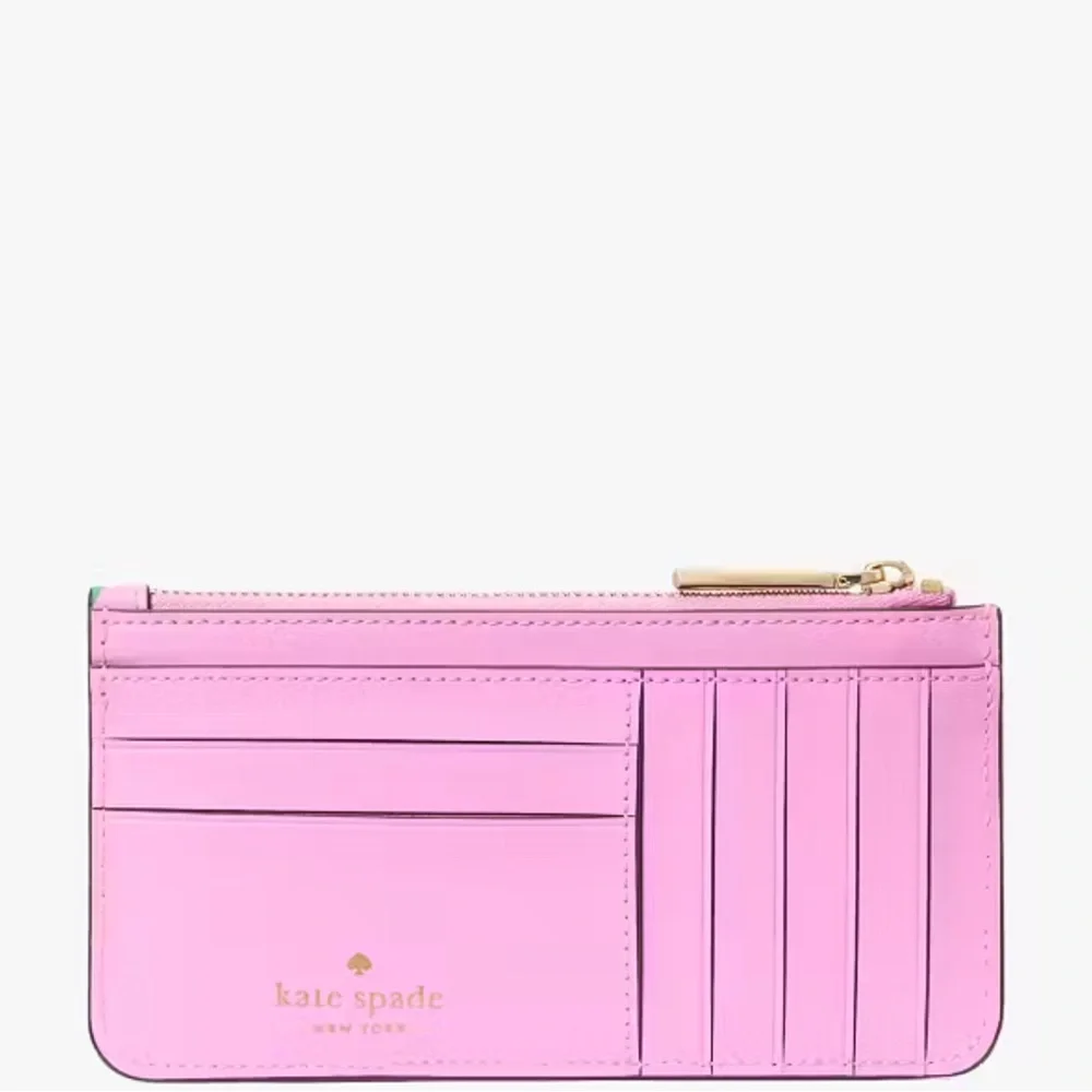 •Sticky Situation• Kate Spade Slim Bubble Gum Card Holder - Picture 2 of 3